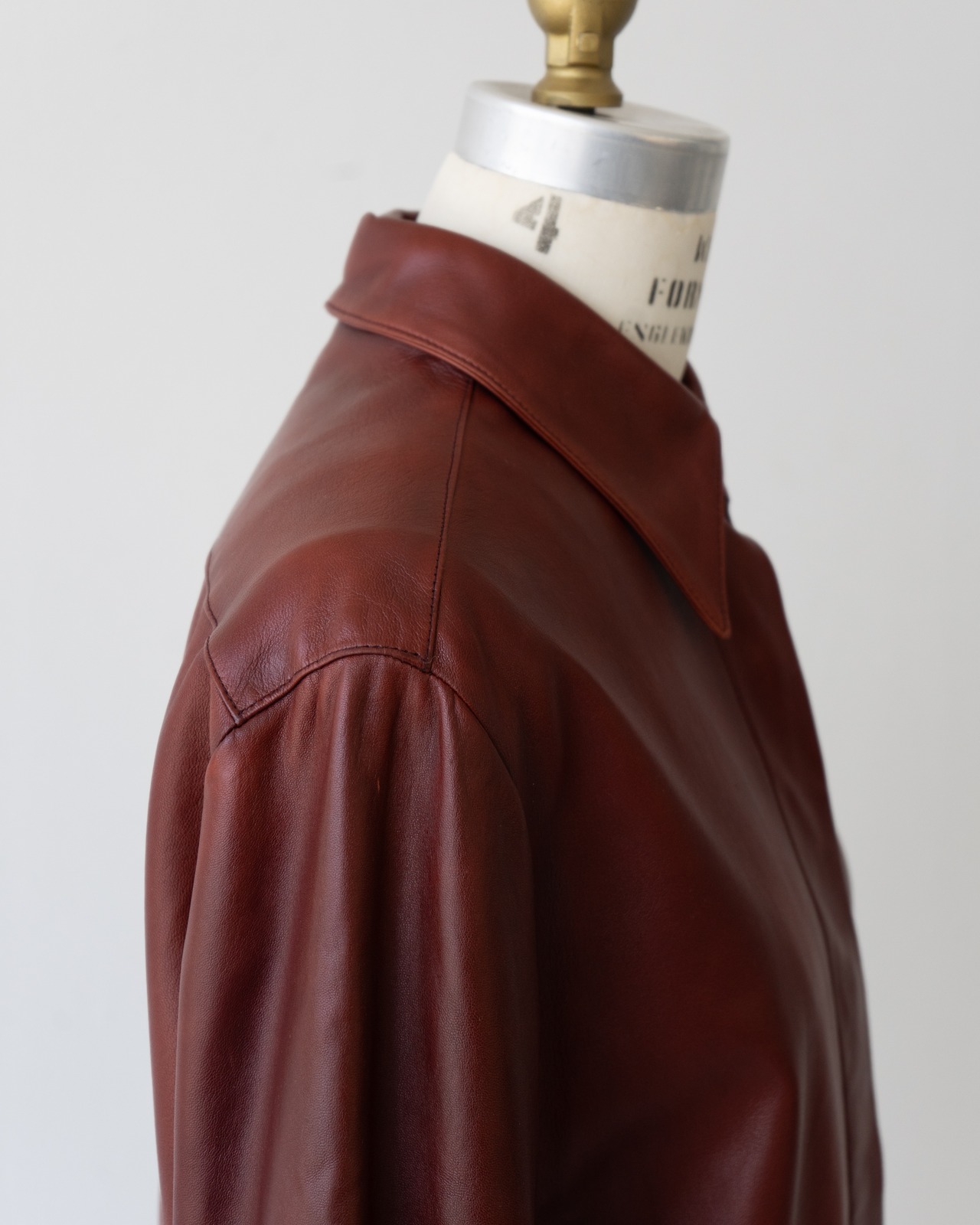 〈Hermès by martin margiela〉Leather Shirt