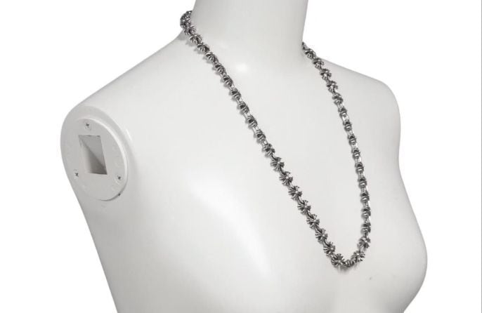 CHROME HEARTS クロムハーツ CH X LINK CH Xリンク シルバーネックレス