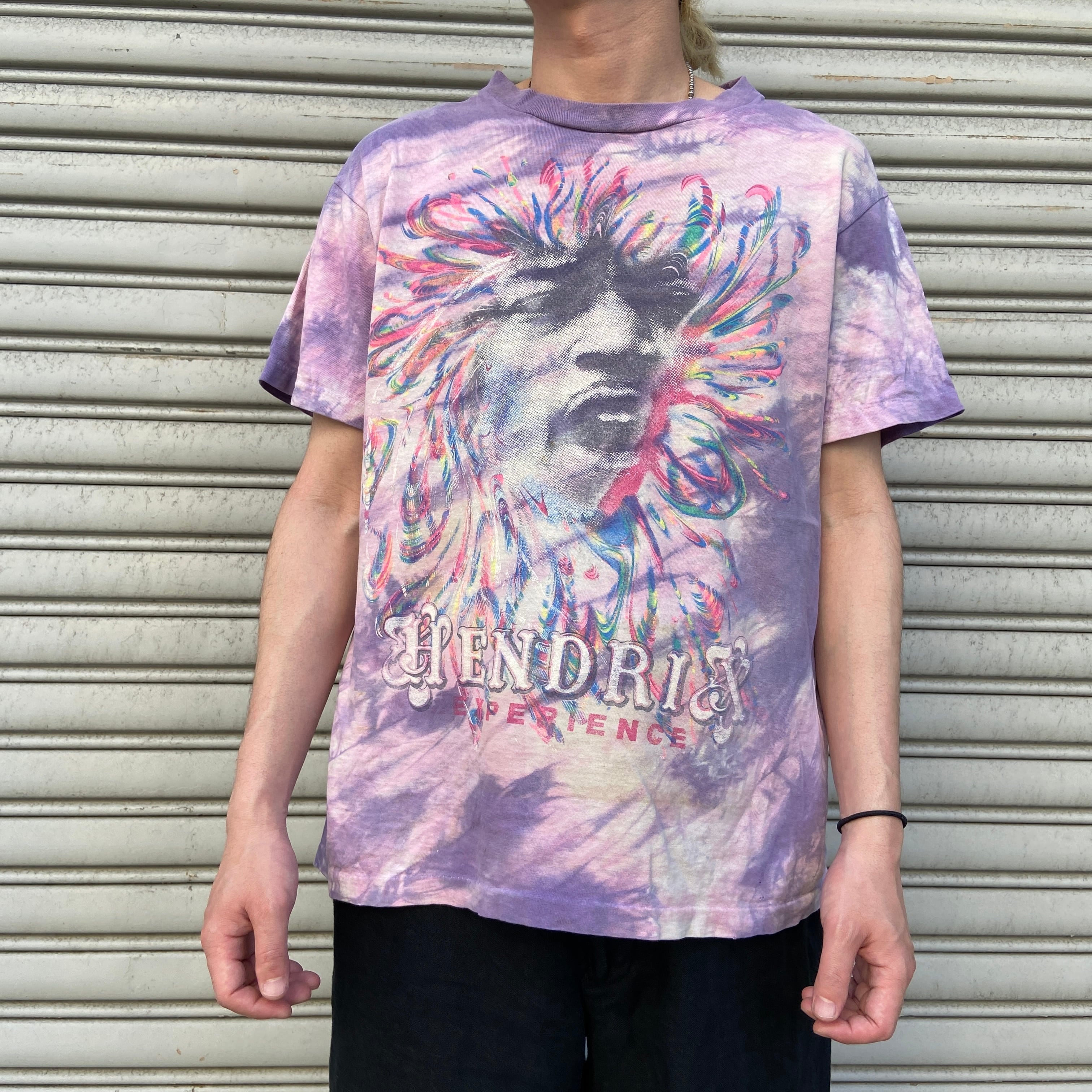 90s USA製 JimiHendrix ジミヘン バンT タイダイ染め L | 古着屋 Uan