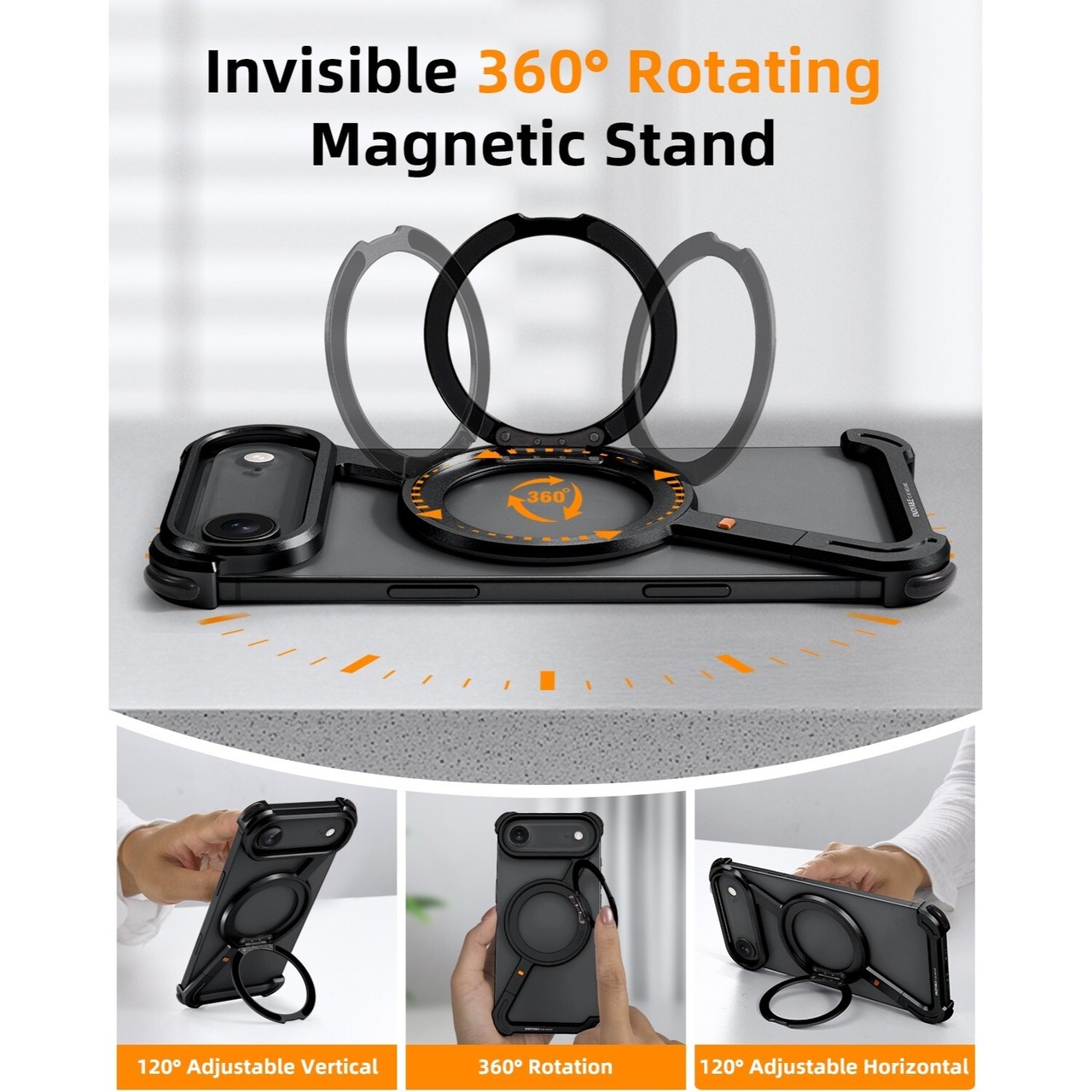 ◆iPhone17 Pro/Pro Max/Air◆ Z-Shaped Aluminum Phone Case / Z-シェイプ アルミニウム スマホケース