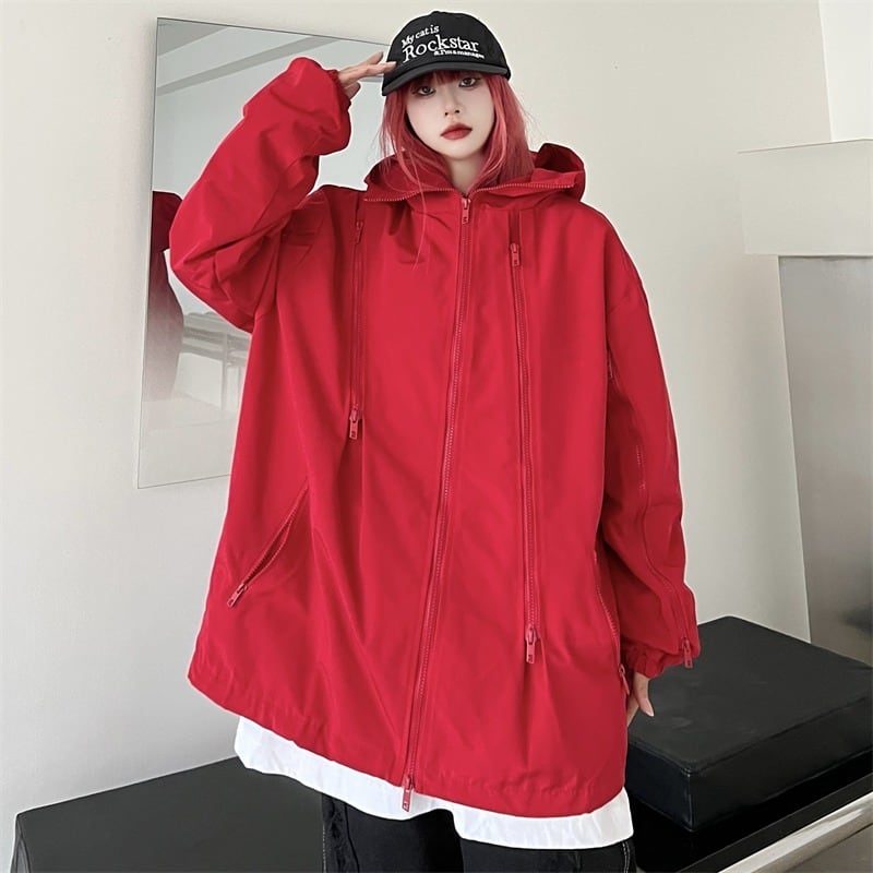 【新品未使用品】軍服 ジャケット パーカー ユニセックス ビッグシルエット 新品未使用品】軍服 ジャケット パーカー ユニセックス ビッグ