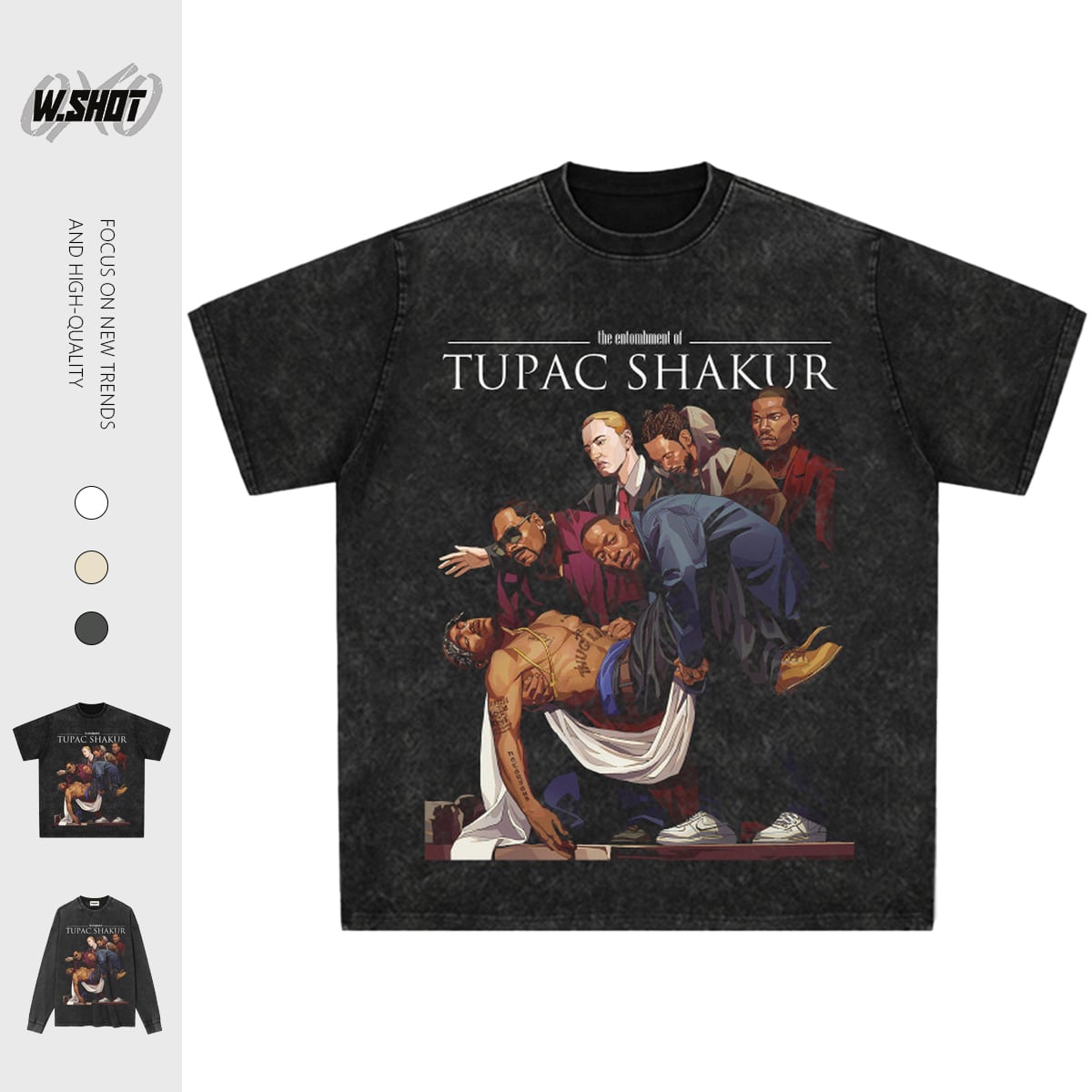 VINTAGE ストリート Homage TUPAC SHAKER 2PAC Tシャツ T928 | wshot VINTAGE ストリート Homage TUPAC SHAKER 2PAC Tシャツ T928 | wshot