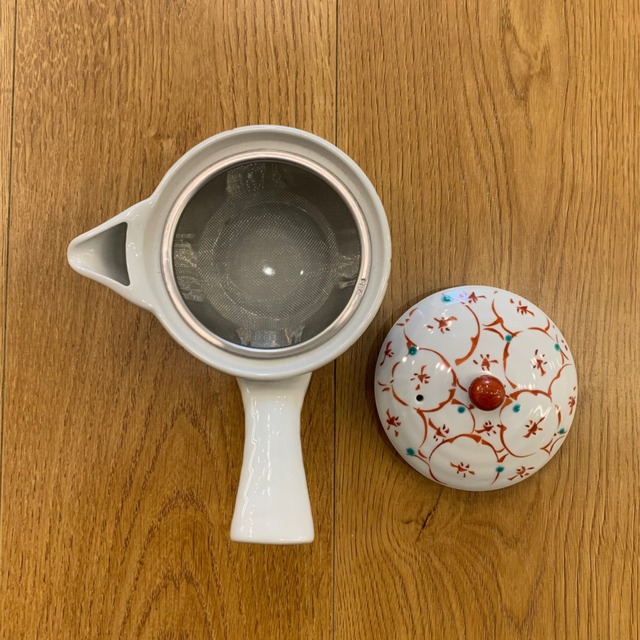 【波佐見焼】【桃山】【花詰】【急須】300cc