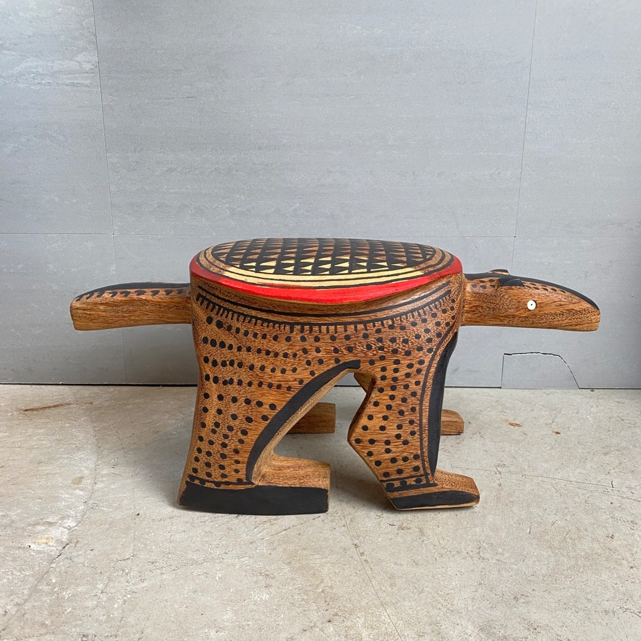 ブラジル先住民族の椅子 ワウラー族 アリクイ3(送料着払い)