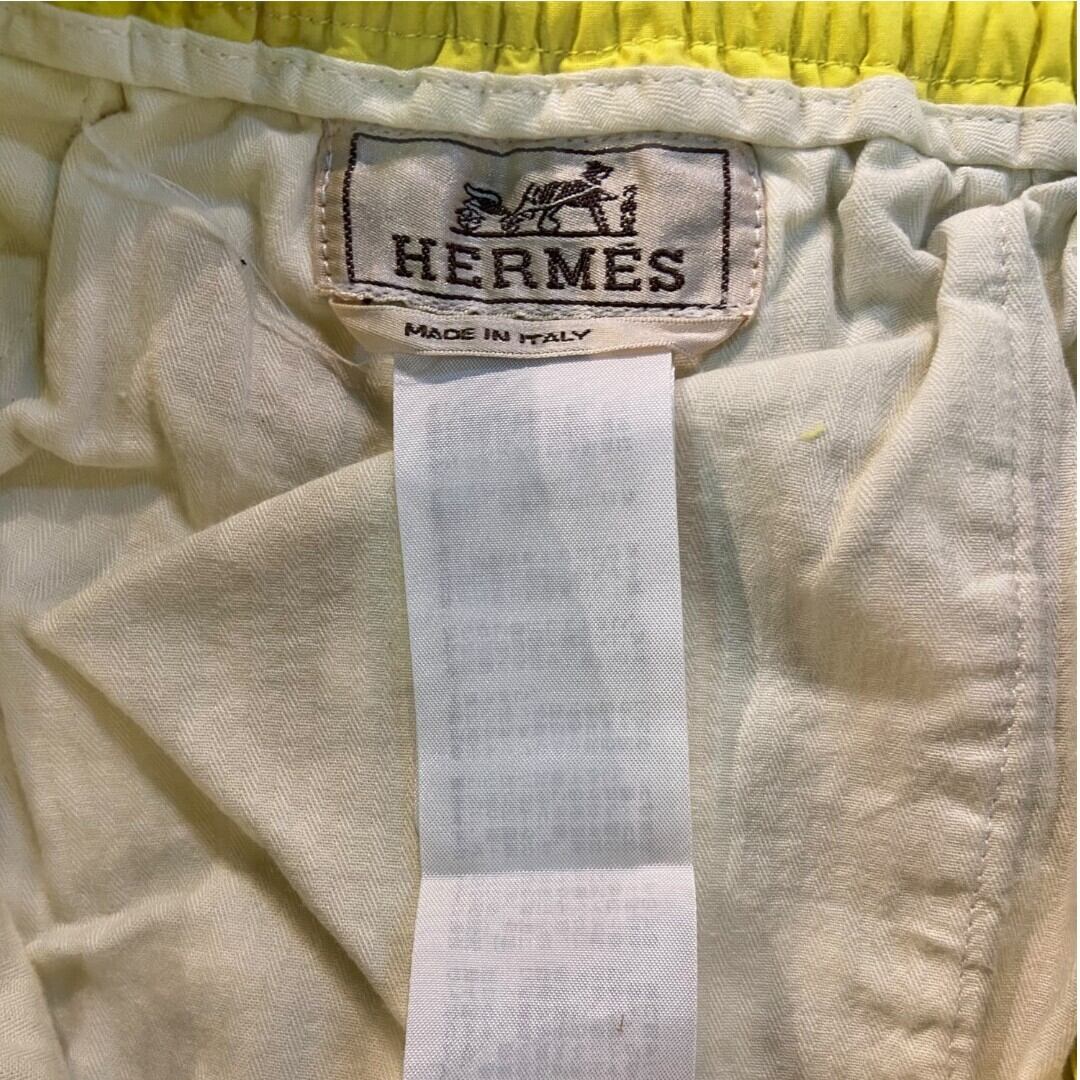 HERMES】エルメス イエローカラー ジョガーパンツ L相当