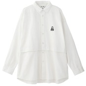 【X-girl】 FACE 2WAY LENGTH L/S SHIRT【エックスガール】