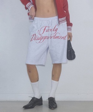 [SCULPTOR] Bad Seed Sweat Half-pants White Melange