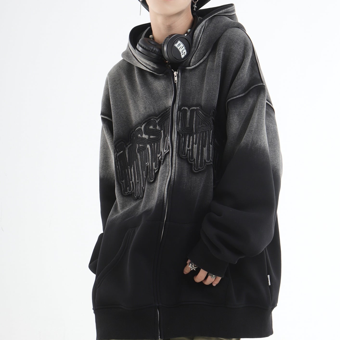 ウォッシュフーデットパーカー ZARA】NEW ウォッシュ加工フード付きスウェットシャツ (ZARA/パーカー