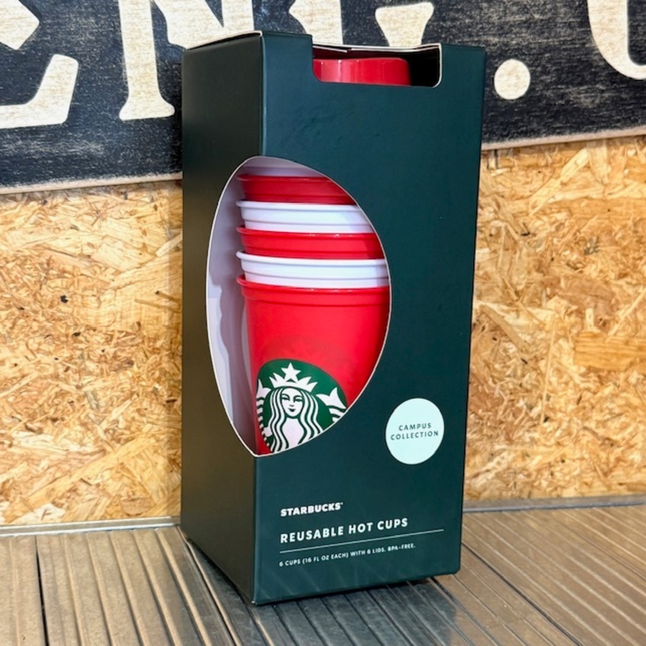 【STARBUCKS】リユーザブル ホット カップ  6PCセット