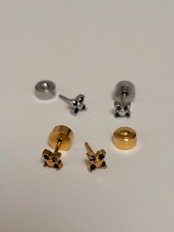 SS スタッドフラワーピアス