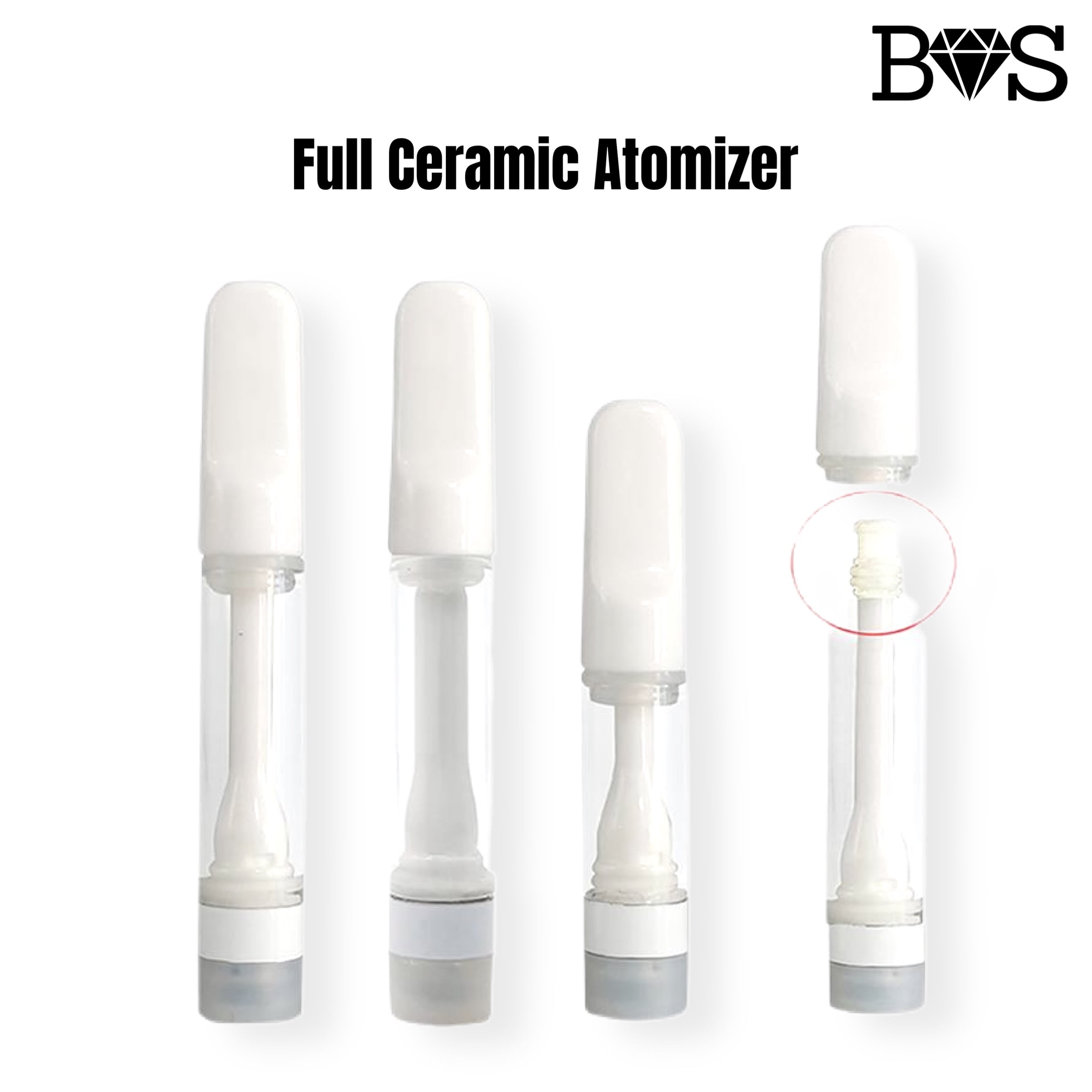 ◉5本セット◉ Full Ceramic Atomizer リキッド用 アトマイザー フル ...