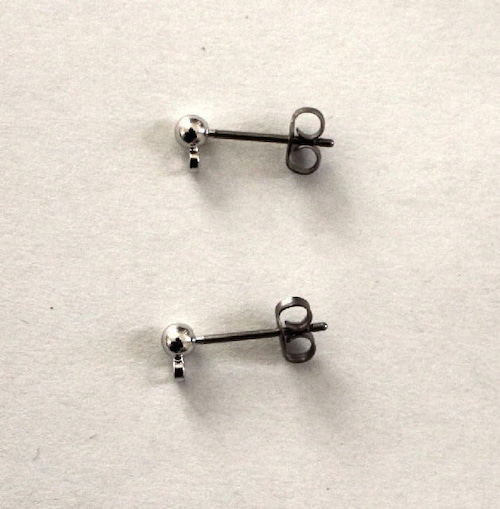 チタン製ピアスポスト・キャッチャー