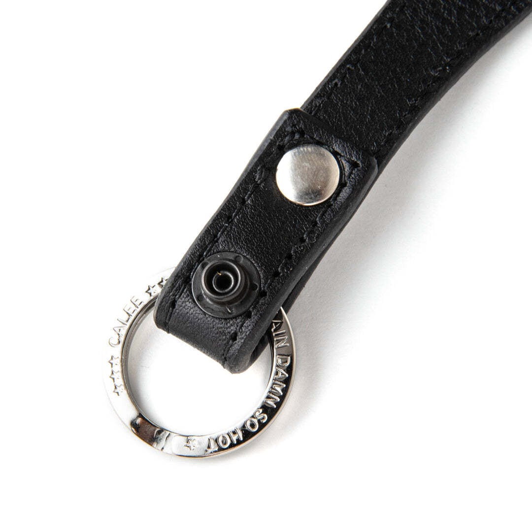 小物 CALEE STUDS LEATHER SNAP KEY RING 小物 CALEE STUDS LEATHER SNAP KEY RING CALEE / STUDS LEATHER SNAP