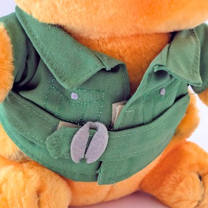 ☆ VINTAGE 1980年代初期 ☆【 Garfield ( ガーフィールド ) 】『 Safari Garfield サファリガーフィールド 』探検ガーフィールド / ぬいぐるみ / プラッシュ / plush / 1980年代年製 〚アメリカン雑貨 アメトイ〛