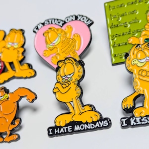 送料無料! ★ピンズ PINS★ピンバッジ 【 Garfield (ガーフィールド) 】10P SET 〚アメリカン雑貨 アメトイ〛