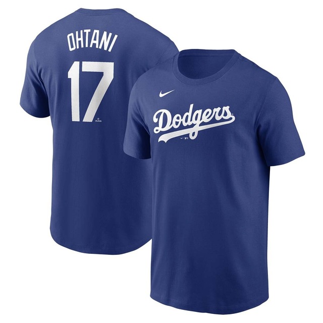Nike Los Angeles Dodgers Shohei Ohtani #17 Name & Number T-Shirt　※クレジットカード決済のみ