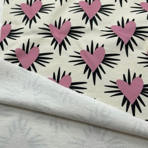 ★NY377◆1m◆綿100%裏毛ニット生地◆オリジナルプリント