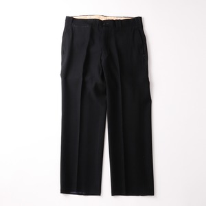 【極美品】1920s special vintage wool slacks pants made in USA ／1920年 ヴィンテージ ウール スラックス パンツ USA製 W36 ブラック 美品