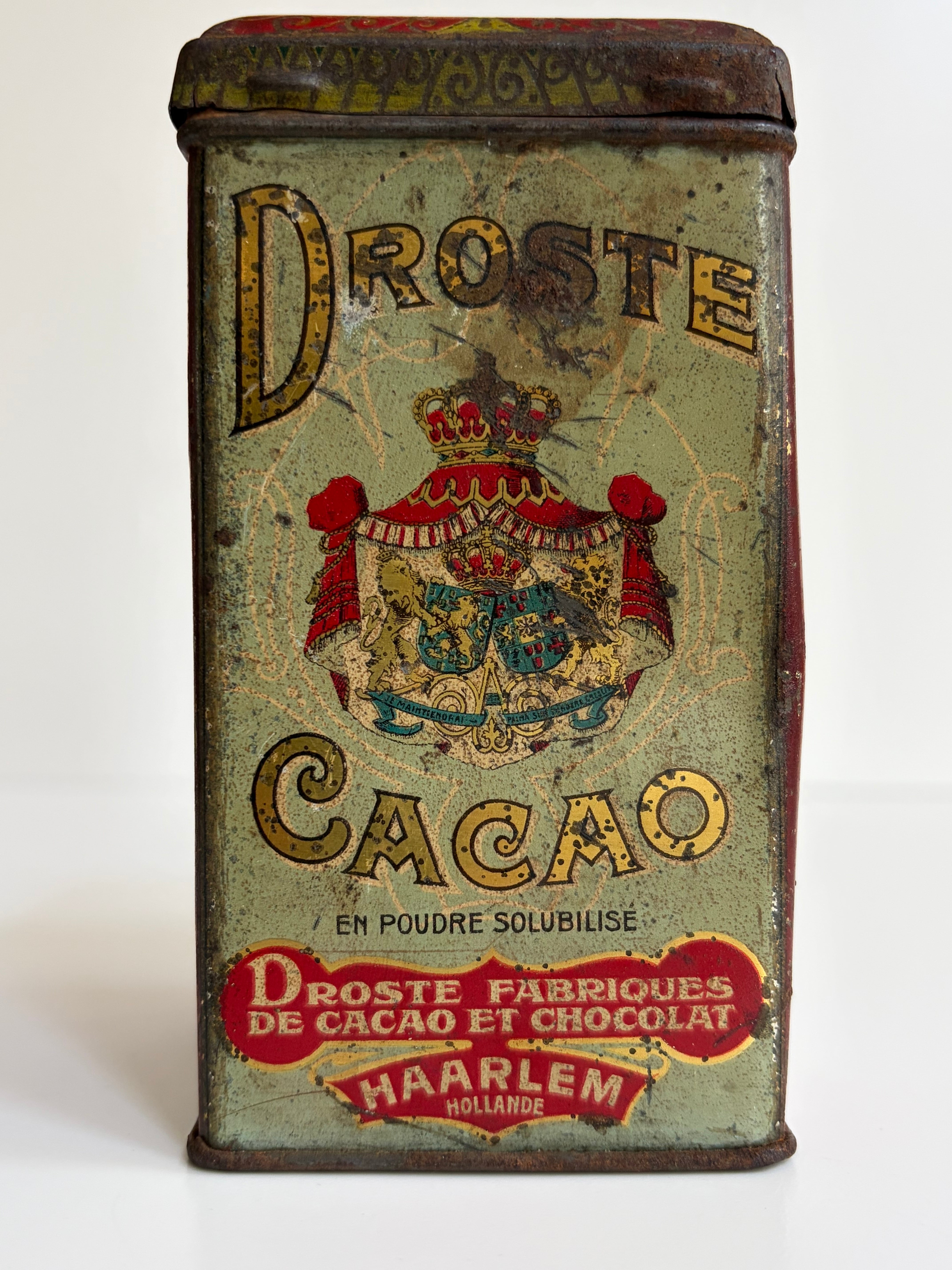 DROSTE カカオ缶（ナースデザイン）｜ヨーロッパアンティーク