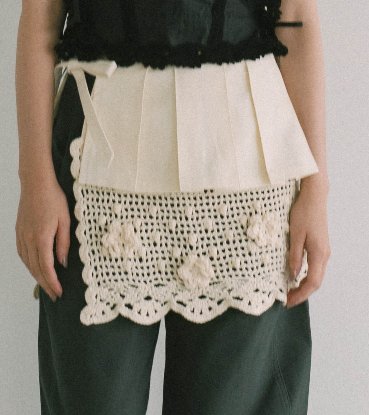 Crochet wrap SK・C/#off white