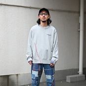 クオンサシコギャルズスウェット、デニムパンツ新作コーディネート