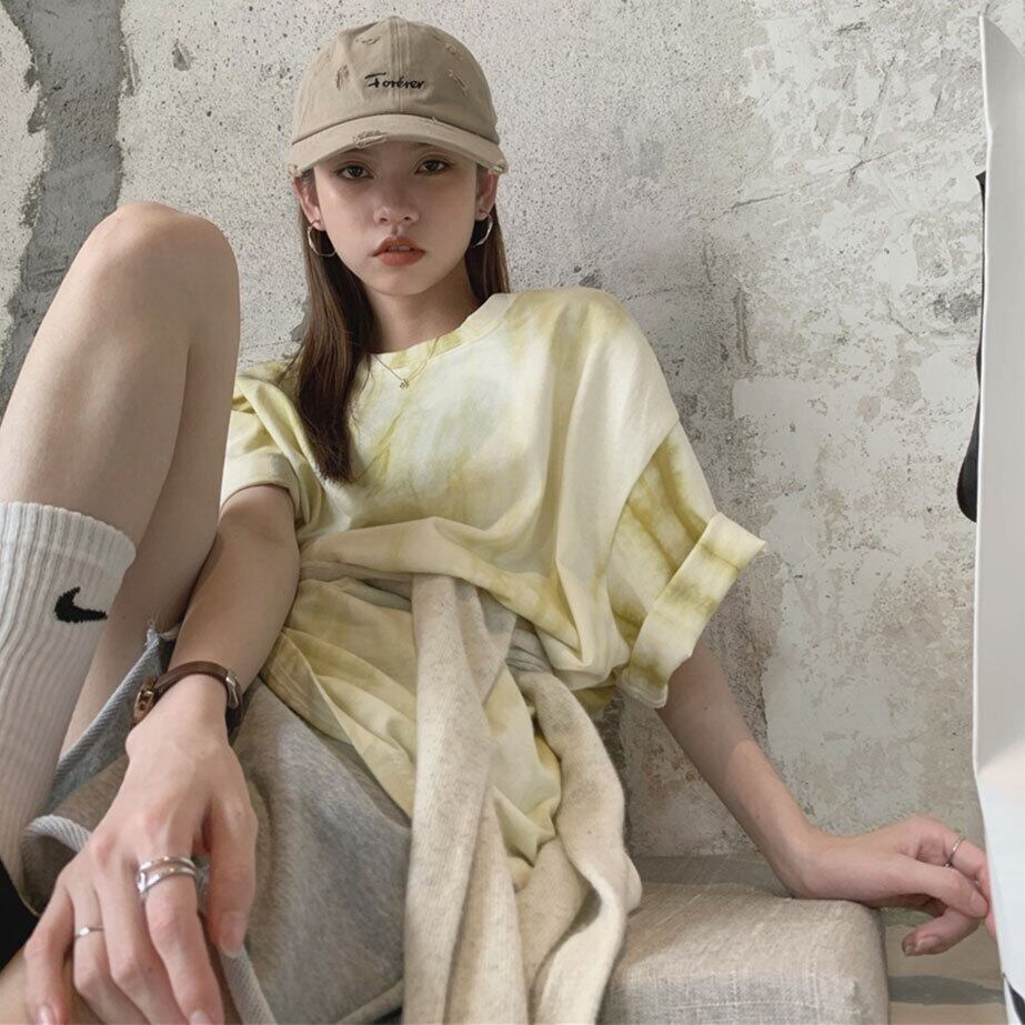 ルーズTシャツ サマートップス 夏物 モンロー70824669725