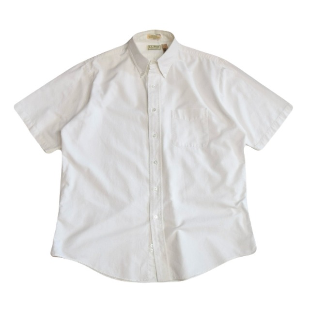 USED 80-90s L.L.Bean Oxford S/S shirt -16 1/2 02552