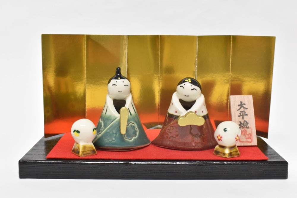 大平焼] 雛人形 (陶器 置き物) | vive rico