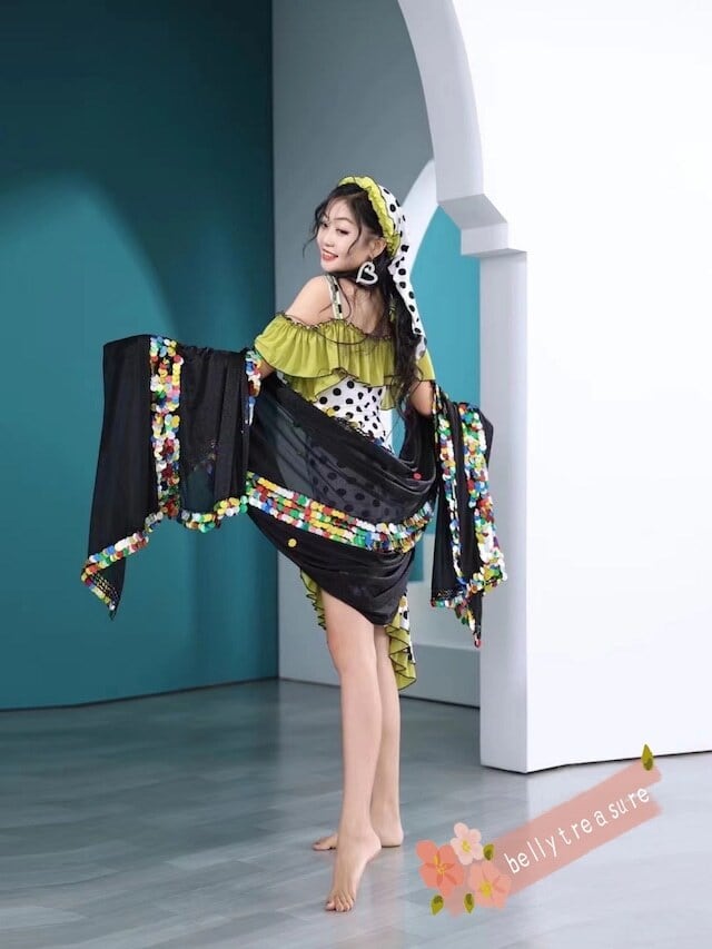 ミラーヤドレス 2カラー SANF A509-05 202111 | Belly Treasure®︎