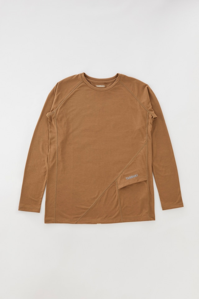 Sato LS Crew Neck 2 : Color Camel