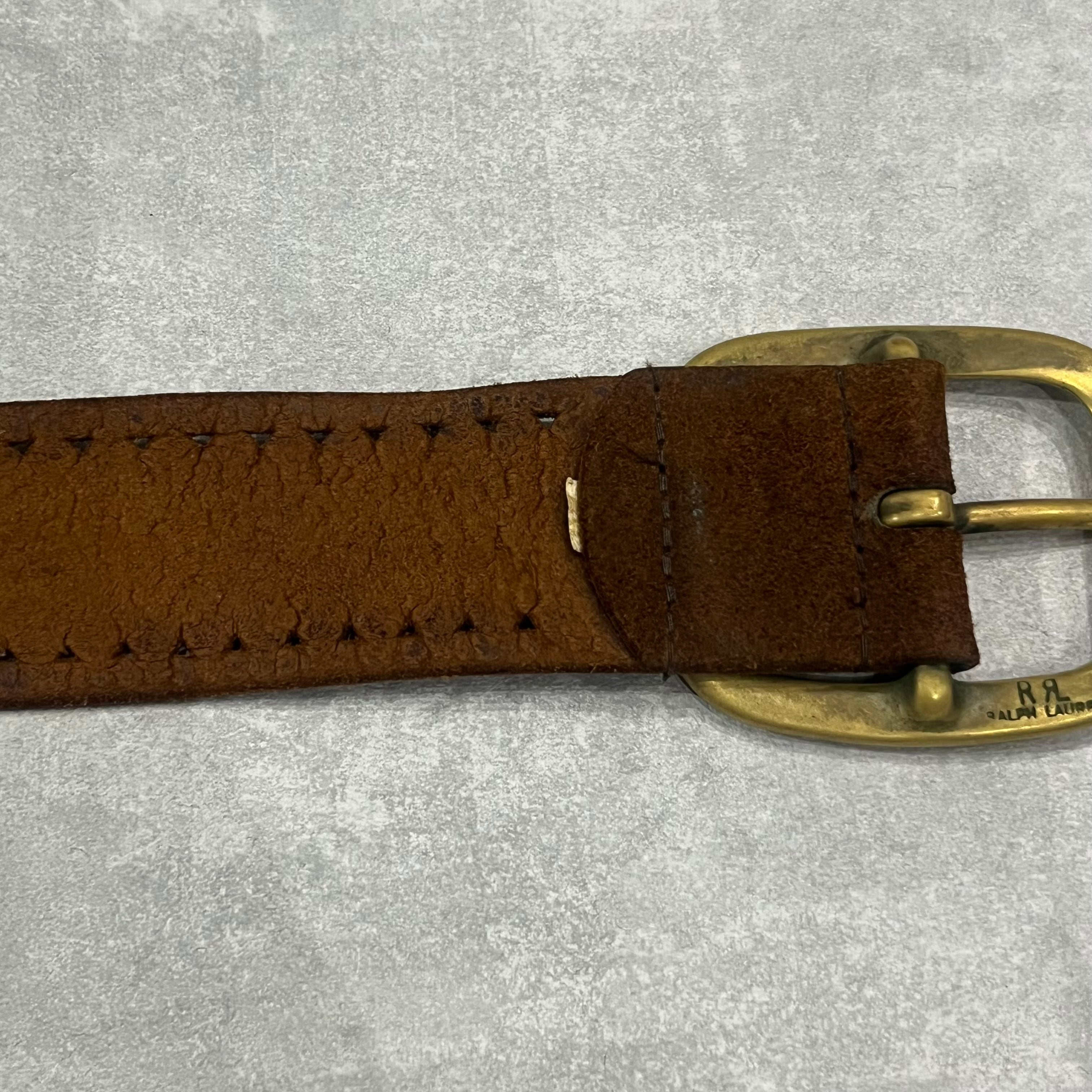 RRL 90s ベルト スエード ブラウン 初期 | CHASE