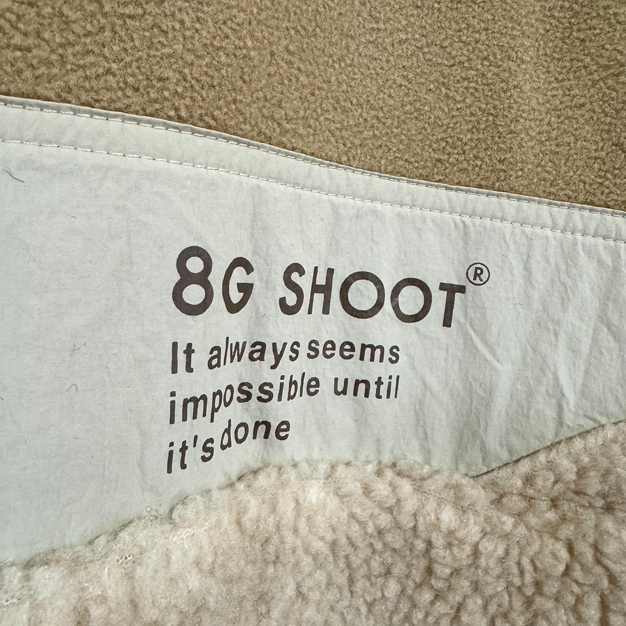 BOA FLEECE HALF ZIP PULLOVER JACKET -BEIGE- | 8G SHOOT WEBSTORE