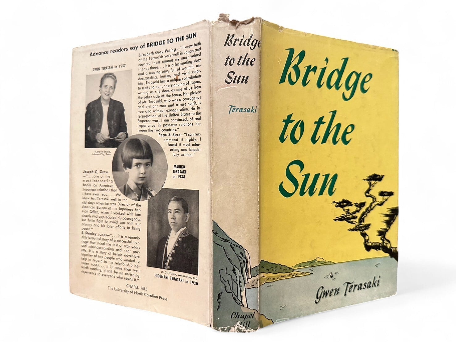 【SJ366】【FIRST EDITION】【SECOND PRINTING】Bridge to the Sun(1957) / Gwen Terasaki