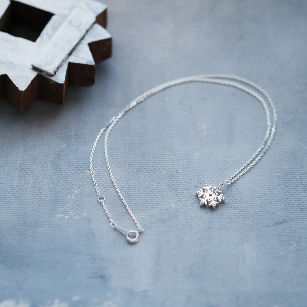 雪の結晶 ネックレス ピアス 2点セット シルバー925 | クラウド