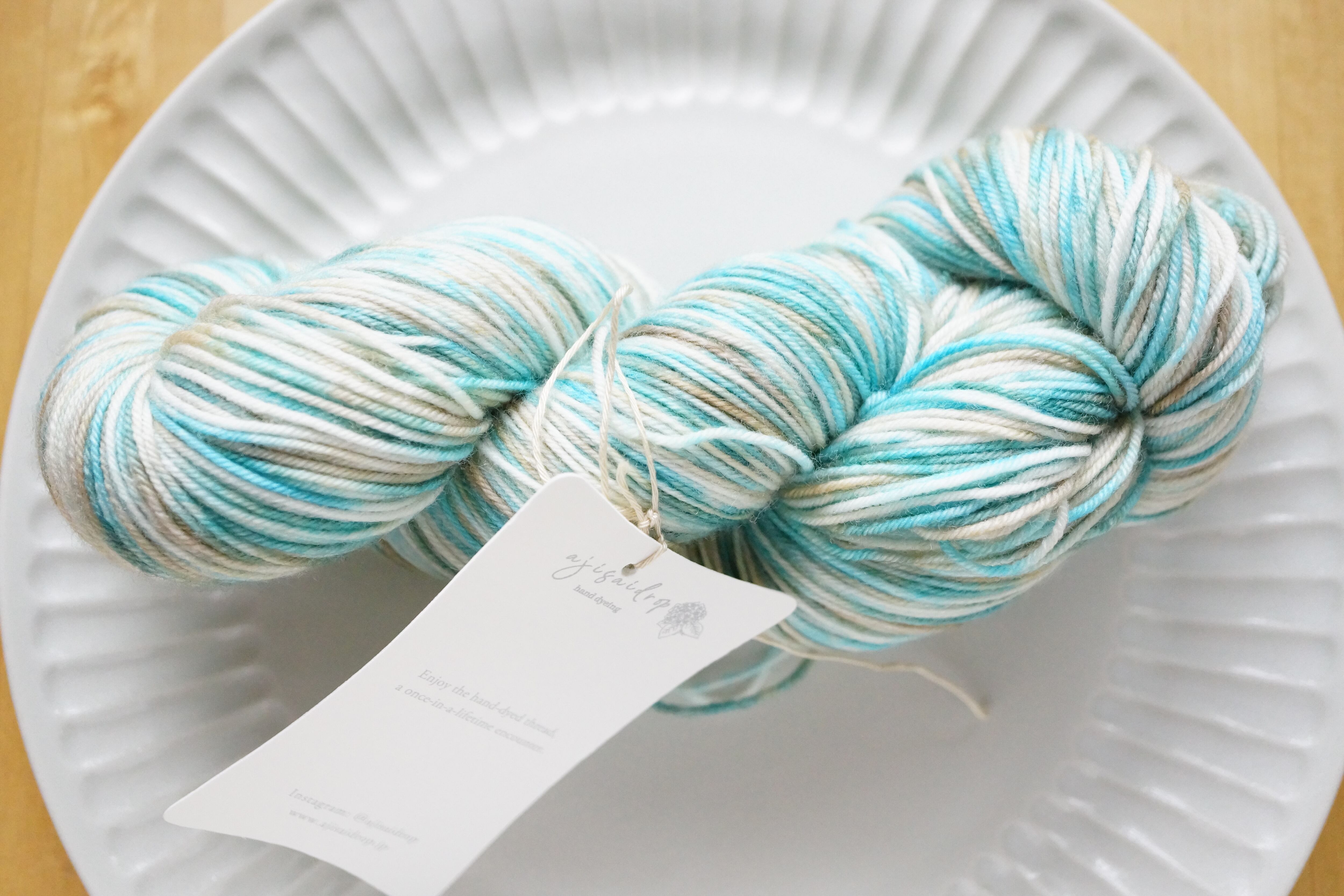 手染め糸-hand dyeing threads- | ajisaidrop