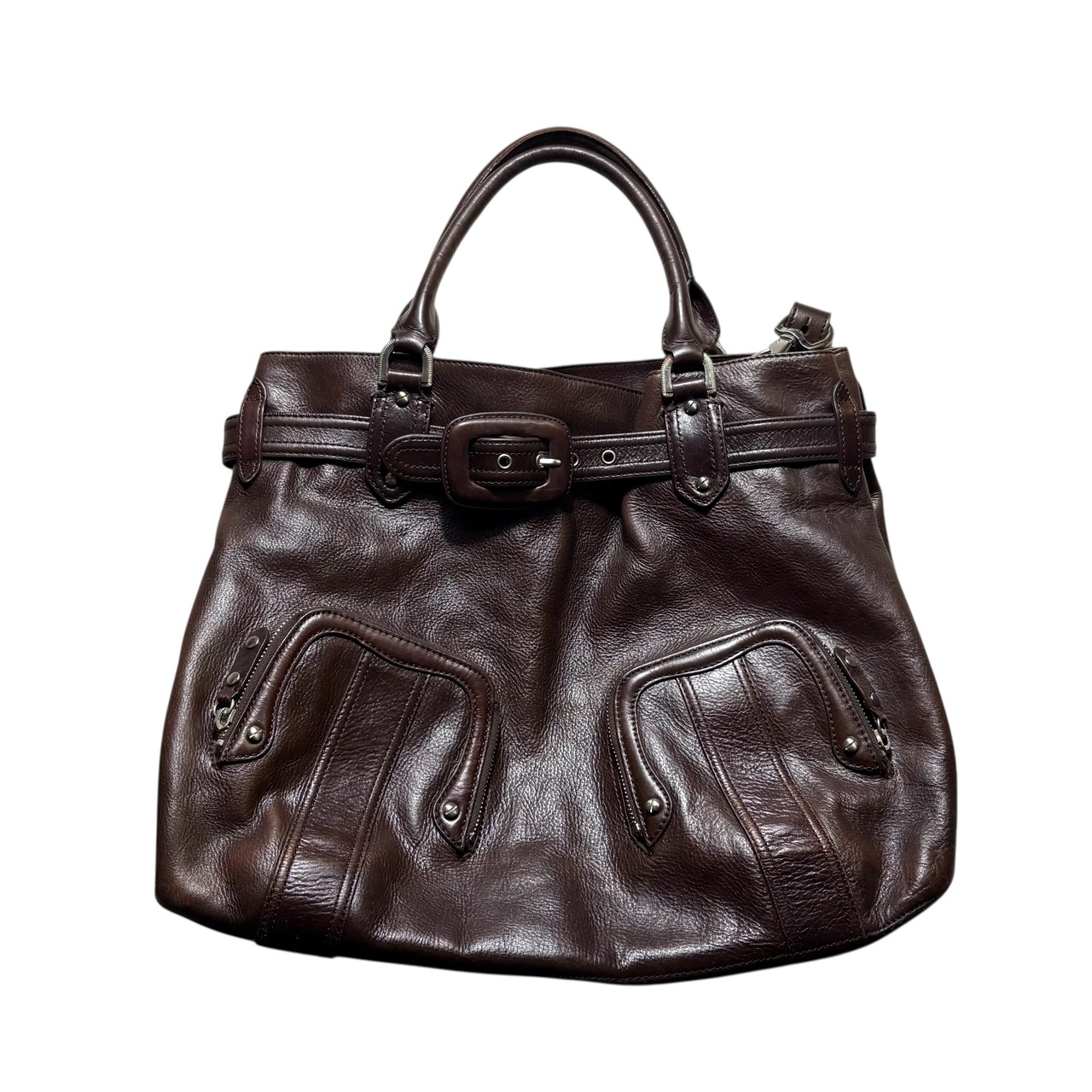 COLE HAAN leather boston bag