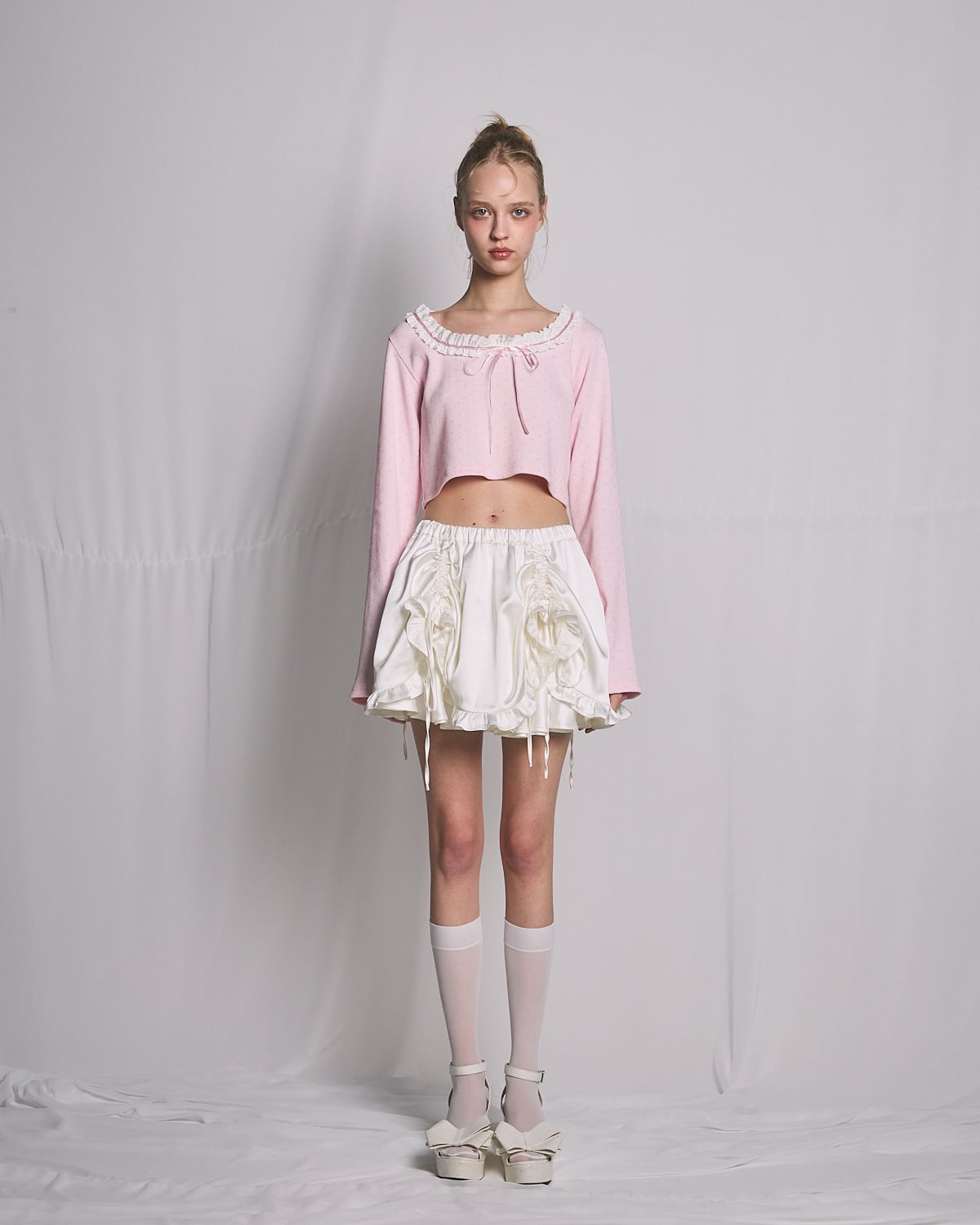 S/S ワッフルレーストップス | lilLilly official webstore