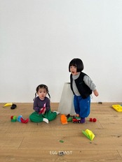 【取寄】EGG TOAST ｜ミシュランベスト｜秋服｜韓国子供服｜26/AT