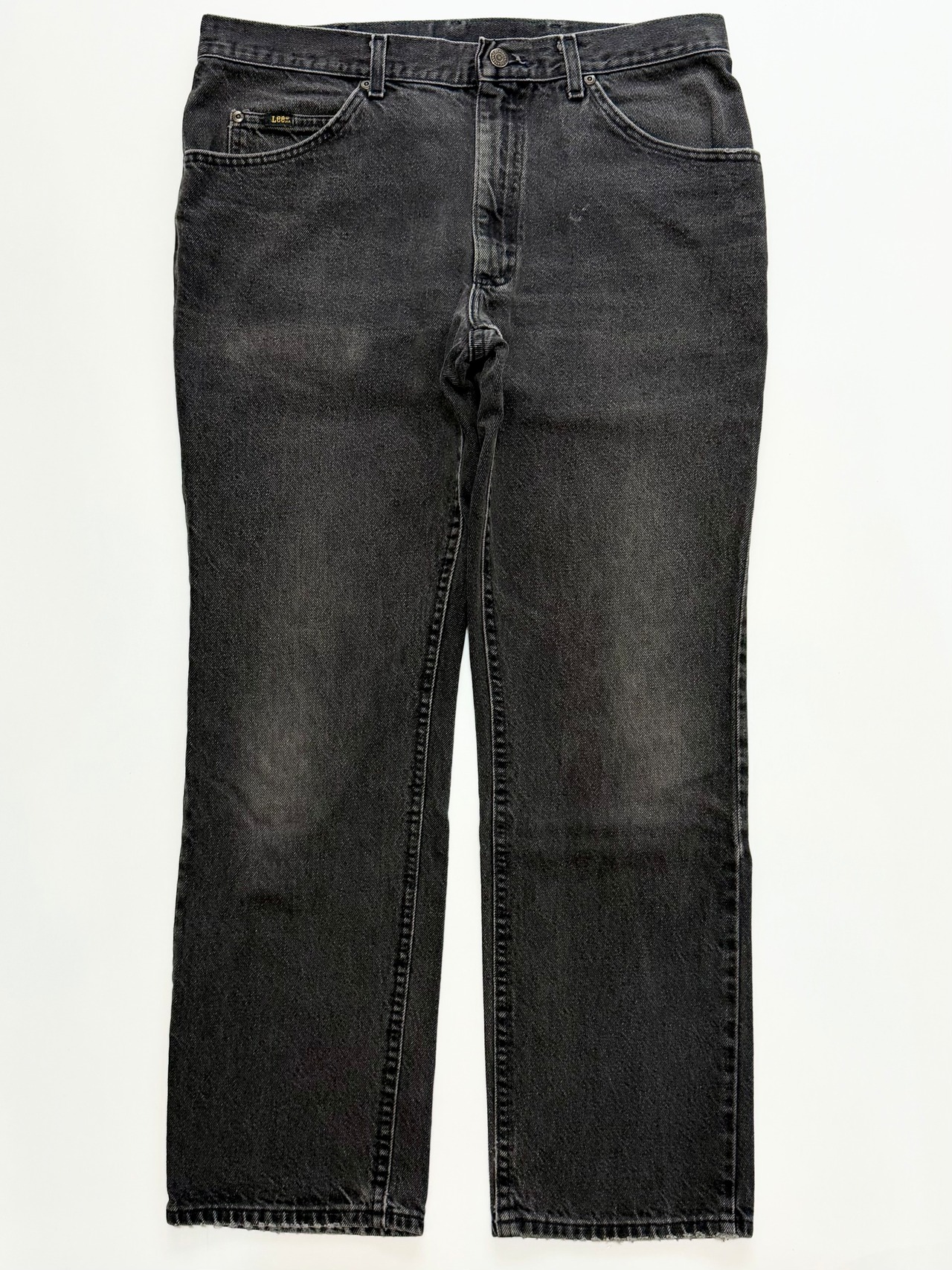 90s Lee 200 "BLACK" DENIM PANTS Size W35L30