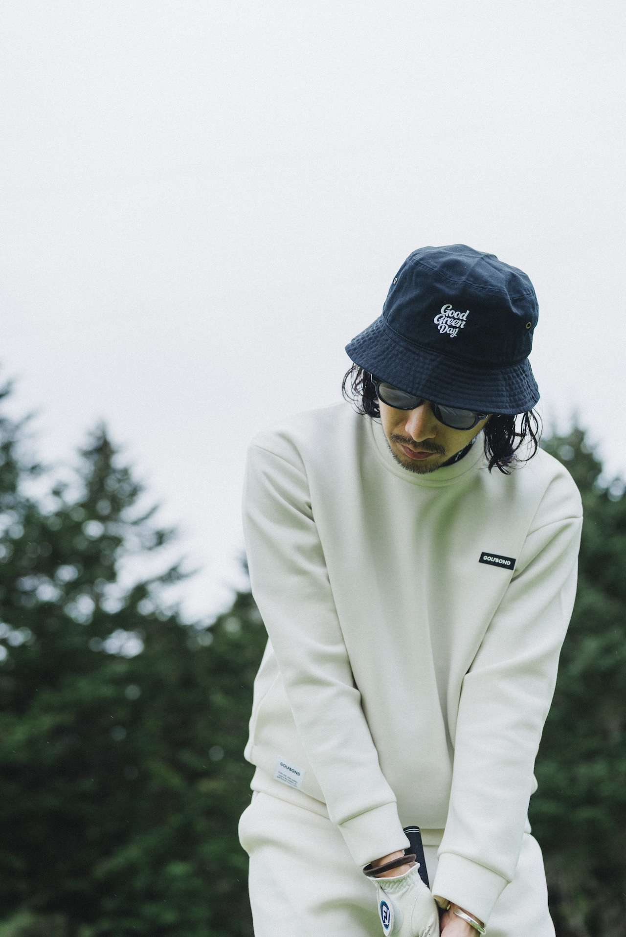GB RUBBER TECK SWEAT CREW O.WHITE【PRE ORDER】