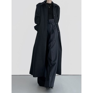 [MNEM] Night Hidden Long Coat 正規品 韓国ブランド 韓国通販 韓国代行 韓国ファッション ロングコート