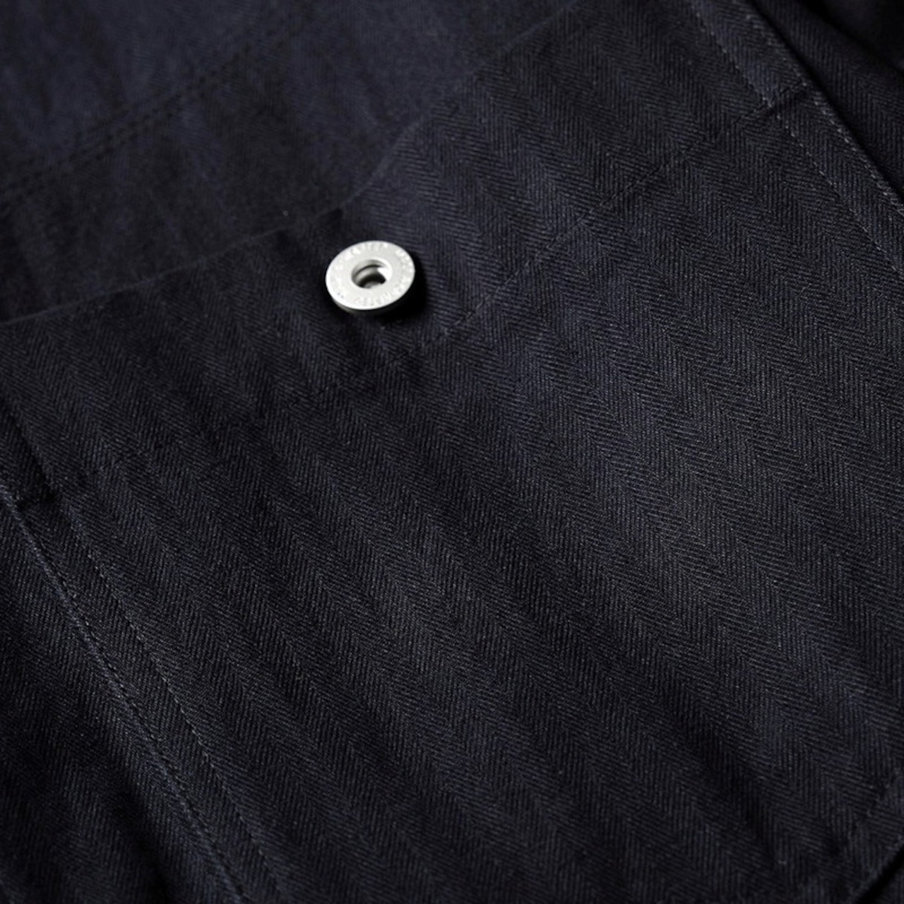 Button Front Hip-Length Long Sleeve Coverall ◇H0976