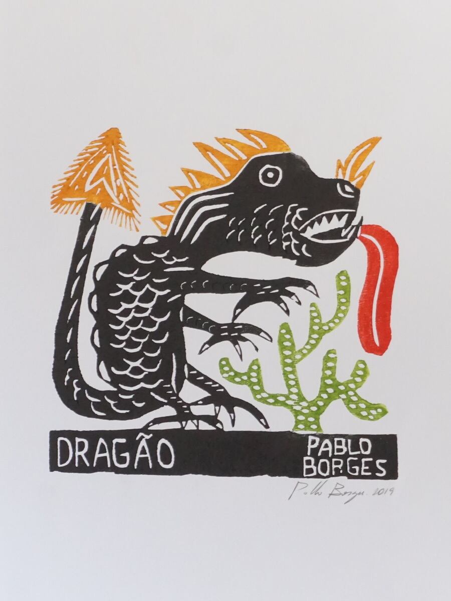 PABLO BORGES パブロ・ボルジェス 木版画 S　【DRAGAO】