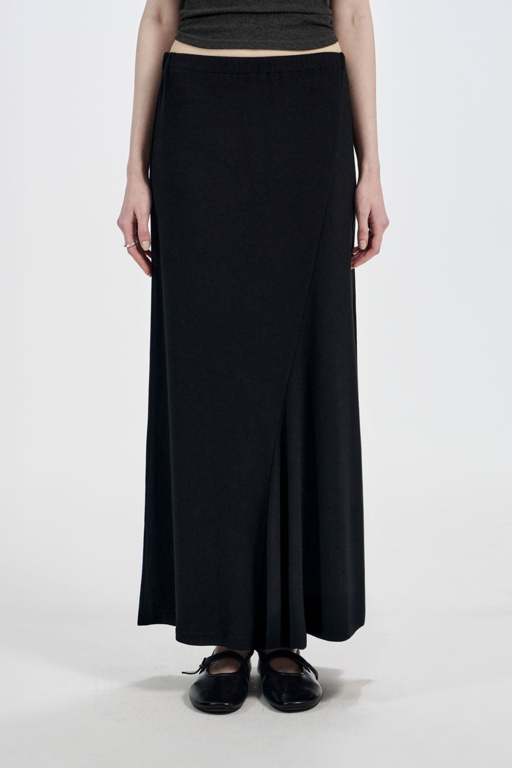 Studio Doe／Asymmetrical Knit Skirt | polne