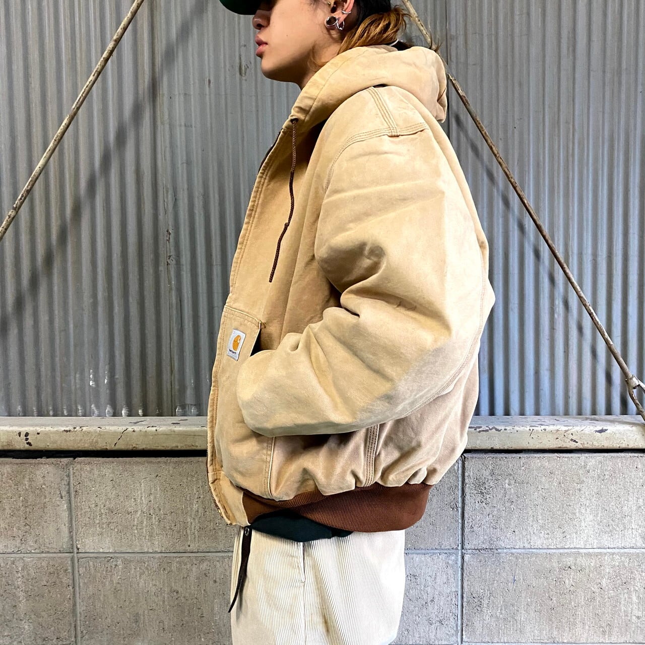 80年代 Carhartt カーハート ダック地 アクティブジャケット メンズXL