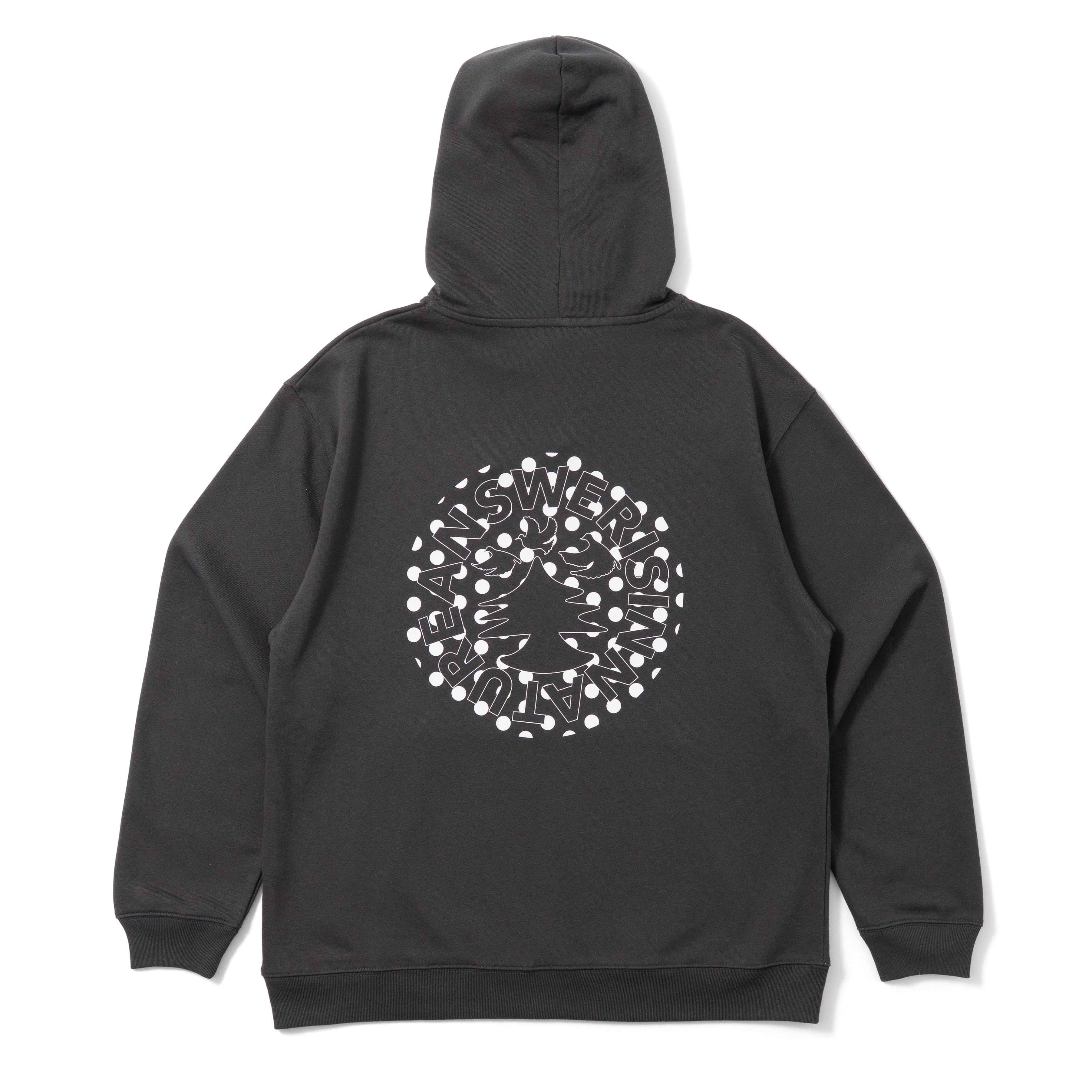 【ディスプレイ】DOT LOGO HOODIE CHARCOAL