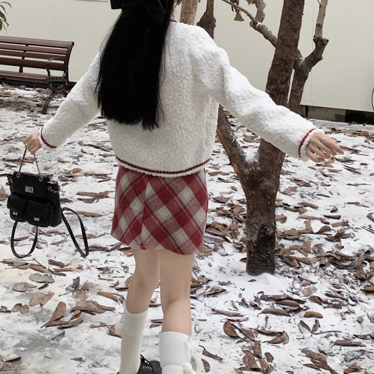 x042. 揺るぎなく ボレロ 半袖ジャケット ノーカラー ハートボタン  