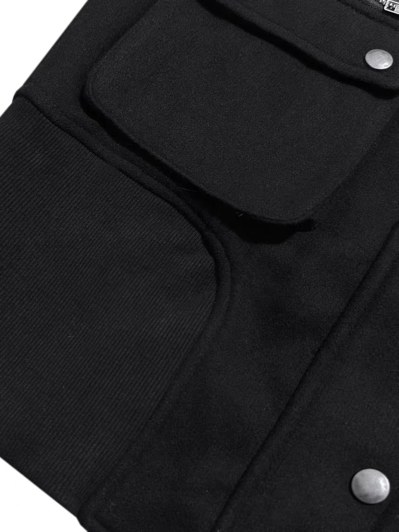 【CinderVein】Multi-Zip Hooded Cargo Jacket