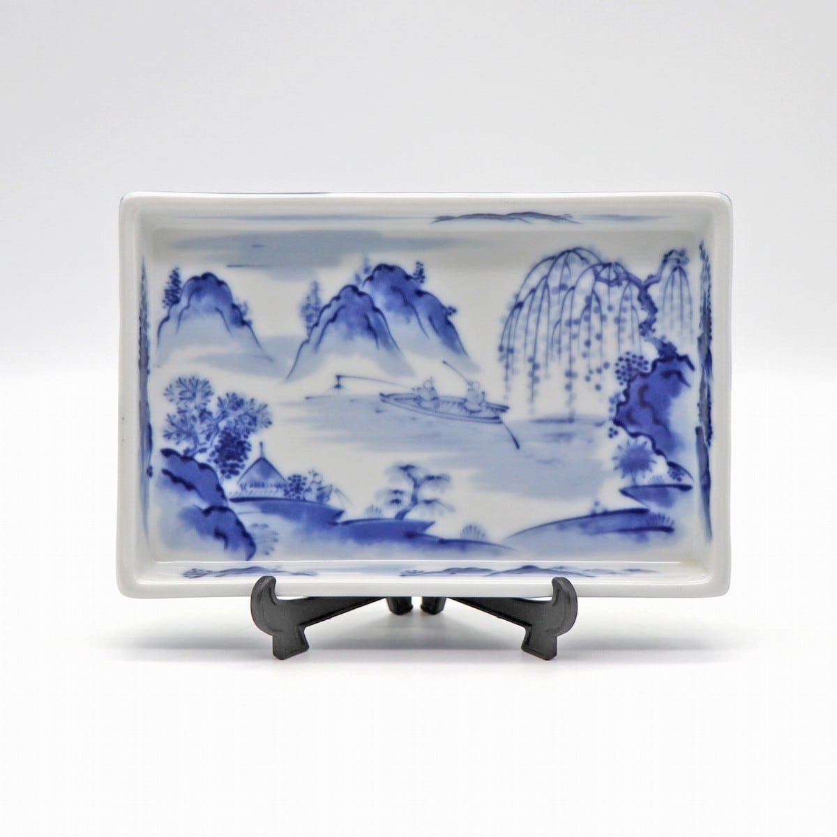 美濃焼・庫山窯・長角皿・5客揃・和食器・陶磁器・No.230119-16・梱包