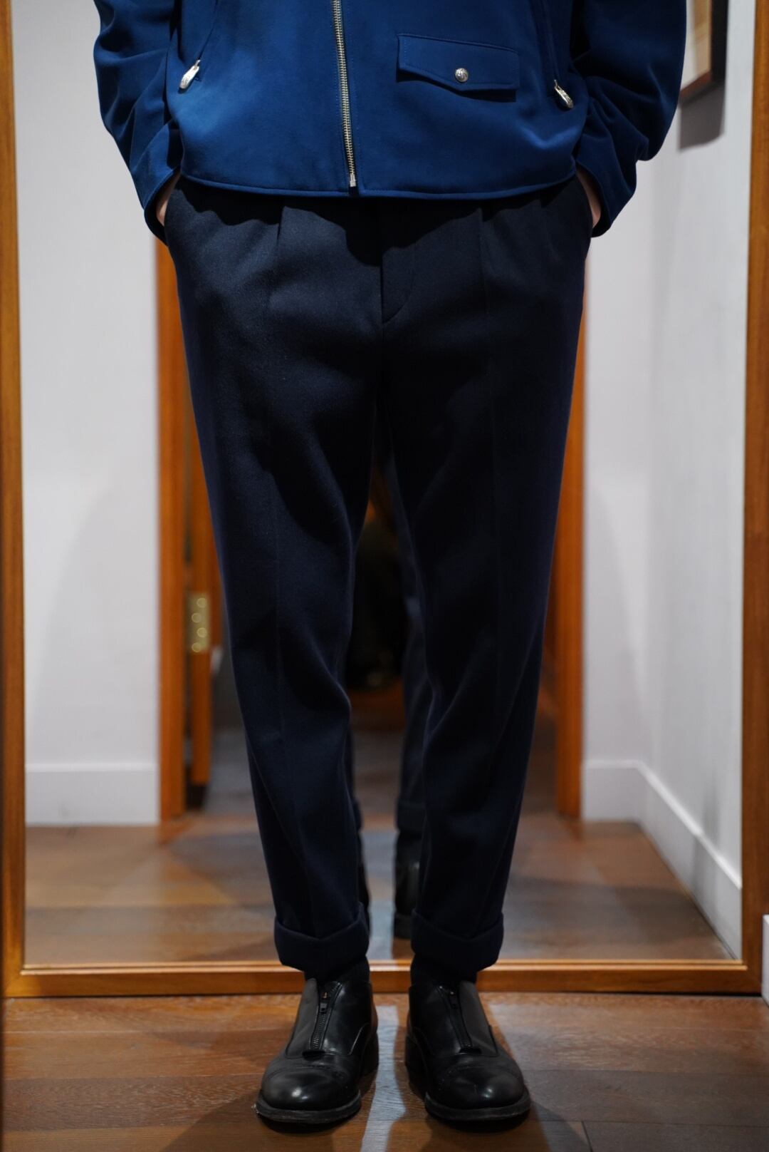 CASHMERE TAILORED PANTS (BABY CASH) -2023AW- | 【OFFICIAL】PORTER 